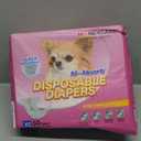 HONEY CARE All-Absorb Disposable Female Dog Diapers Extra Small Size, Improved, 50 Count, Super Absorbent, Breathable, Wetness Indicator (Pack of 1, 50 Count Total)