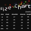 Colorful House Unisex's Ugly Christmas Jumper Sweater Printed Pullover,3D Funny Digital Print Sweatshirt Suit for Men Woman (Black)