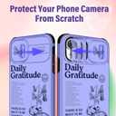 (2in1 for iPhone 14 Plus Phone Case for Women Cute Butterfly Girls Cover Girly Aesthetic Pretty Purple Butterfly Unique Design with Camera Cover and Ring Stand Funda for Apple 14 Plus Case