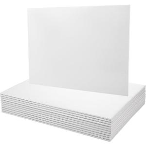12 PCS Rectangle Cake Boards 1/4 Inch Half Sheet Cake Drum Rectangle Cake Drum White Grease Proof Half Sheet Cake Board for Baking Cake Desserts Pizza Pastry Party Decorate (12x16inch)