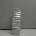 STORi SimpleSort 6-Piece Stackable Clear Drawer Organizer Set | 3" x 3" x 2" Square Trays | Small Makeup Vanity Storage Bins and Office Desk Drawer Dividers | Made in USA