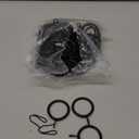 Hotop 60 Pieces 0.98 Inch Metal Drapery Curtain Rings Curtain Hanging Rings and 60 Pieces Metal Curtain Drapery Pin Hooks for Window Door Shower Curtain (Black)