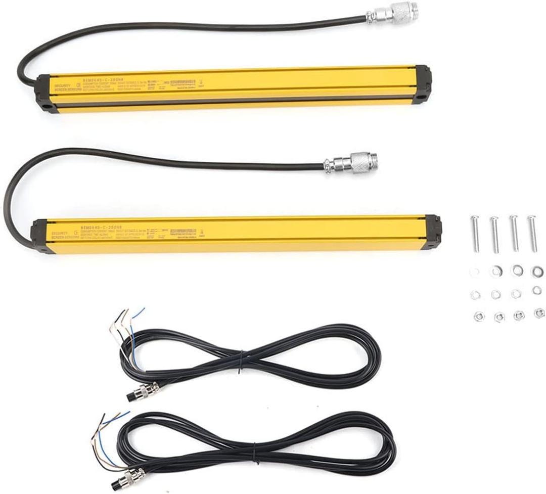 Light Curtain Sensor,Safety Light Curtain Sensors,High Quality A Series Light Curtain Sensor Switch Safety Light Grating Security Device DC10-30V(6 BeamsBEM0640-C-200NB)