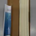 CANDWAX Ivory Taper Candles 12 inch Dripless - Set of 4 Tapered Candles Ideal as Dinner Candles - Smokeless and Unscented Taper Candles Long Burning - Hand Poured Tall Candlesticks