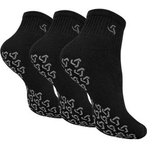 Ozaiic Non Slip Socks Grip for Yoga Home Workout Pure Barre, Pilates, Hospital, Ideal Cushion Socks for Men and Women