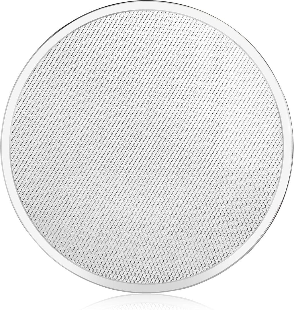 New Star Foodservice 50974 Restaurant-Grade Aluminum Pizza Baking Screen, Seamless, 16-Inch, Pack of 6 (Silver) New Star Foodservice 50974 Restaurant-Grade Aluminum Pizza Baking Screen, Seamless, 16-Inch, Pack of 6 (Silver)