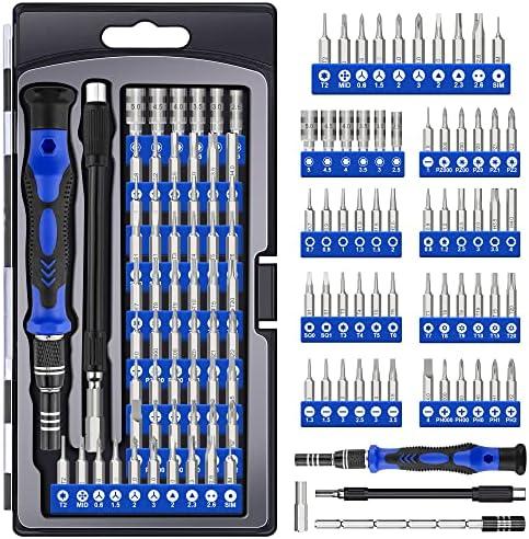 XOOL 62 in 1 Precision Screwdriver Kit, Electronics Repair Tool Kit, Magnetic Driver Kit with Flexible Shaft, Extension Rod for Mobile Phone, Smartphone, Game Console, PC, Tablet