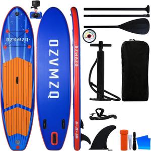 Standup Paddle Board Inflatable paddleboards Adults sup Stand up Blow up Tabla (Blue&Orange)