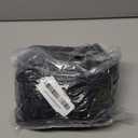 XMNTG Dining Room Chair Slipcovers 1-Piece Stretch Black Dining Chair Covers Non Slip Washable Furniture Protector with Skirt Country Style for Hotel Ceremony Party (Black)