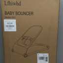 Baby Bouncer,Baby Bouncer Seat,Portable Infant Bouncer with 3-Point Safety Harness,Ergonomic Bouncy Seat, Newborns Bouncer for Babies 0-6 Months up to 20lbs,ASTM-Certified(Khaki)