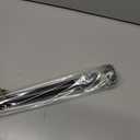 BRIOFOX Shower Curtain Rod 43-73 Inches Matte Black, Never Rust and Non-Fall Down Spring Tension Rod, Stainless Steel