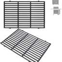 66095 18.75" Grill Grates for Weber GS4 Genesis II 300 and Genesis II LX 300 Series, for Weber Genesis 2 Grill Parts Genesis ii E-310 ii E-315 Grill Grates Replacement Parts for Weber 66802, 18 3/4" X 13 1/4"ci