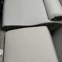 4PCS Orthopedic Bed Wedge Pillow Set for Post Surgery & Pain Relief, Adjustable Wedge Pillow for Back,Acid Reflux,Sitting up in Bed,Recovery,Snoring,Body Pillow for Sleeping (White/Dark Grey)