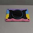 Case for Galaxy Tab A9 Plus 5G/ A9+ (11 Inch) with HD Screen Protector & Shoulder Strap|15ft Drop Protection|360 Stand Hand Strap Case for Samsung Tablet A9Plus 2023 SM-X210/X216/X218 for Kids (Pink/Black)