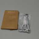 Motoforti Universal Steering Tie Rod, 80MM, Stainless Steel, Silver Tone, 2 Pcs