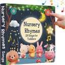 LEARNING BUGS Nursery Rhymes  Sing Along with 28 Favorite Nursery Rhymes, Musical Books for Toddlers, 28-Button Music Book, Musical Toys for Toddlers 1-3