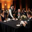 12 Pack Black Tablecloths 60 x 102 Inch Rectangular Table Cloths for Rectangle Tables 6ft, Wrinkle Resistant Black Table Cloth Washable Polyester Fabric for Buffet Wedding Party Banquet