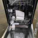 Honeywell 18 Inch Dishwasher with 8 Place settings, 6 Washing Programs, Stainless Steel Tub, UL/Energy Star- Black (white)