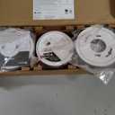 Kidde Smoke Detector, Hardwired with 10-Year Battery Backup, Interconnectable, LED Status Lights, 85 dB Alarm, 5-inches, 20SA10, 3 Pack