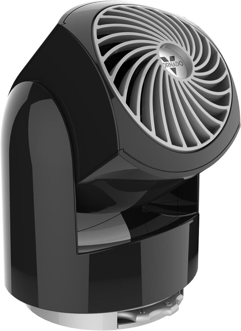 Vornado Flippi V6 Compact Air Circulator Fan, Quiet Portable Travel Fan for Desk or Bedroom, Adjustable Head, 2 Speeds, Midnight (Personal)