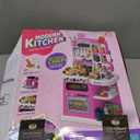 Play Kitchen Set, Kids Kitchen Playset with Realistic Sound & Light, Cooking Stove, Sink, Play Food and Accessories, 57 Pcs Kitchen Toys Gifts for Toddlers 2-4 3-5 Girls (Pink)