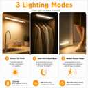 Under Cabinet Lights with Battery Percentage Display, 15.2inch