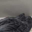 Heated Blanket Electric Full, Soft Flannel Heating Blanket with 8 Hours Auto Off 10 Fast Heating Levels Machine Washable Sherpa Heated Blanket with Overheating Protection (Gray)