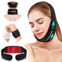 Viconor Red Light Therapy for Neck, Near Infrared Light Therapy Belt Wearable Infrared Neck Wrap with Timer Infrared Belt for Chin Firming V Face Lifting Mask Body Neck Hand Wrist Legs Unisex Gift