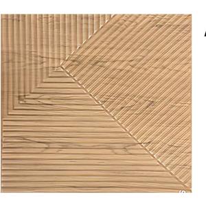 Fishbone Textured Wall Panels 5 Pieces Self-adhesive Waterproof High-coverage Walls Art 23,5" x 24" DIY Creative Cutting Modern Home 3D Wall-Tiles