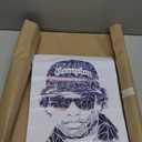 ART.COM Wall Art Print Easy E on White Frame by Cristian Mielu, 17" x 23"