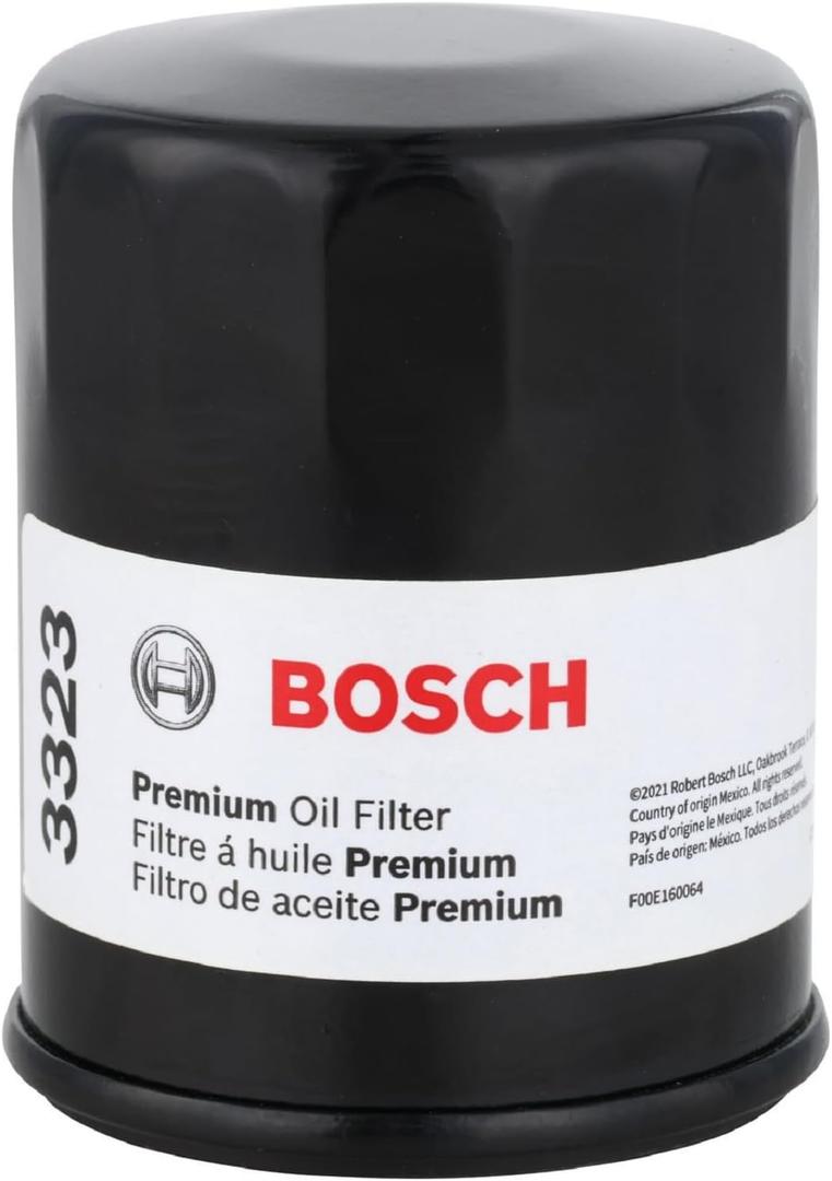 BOSCH 3323 Premium Oil Filter With FILTECH Filtration Technology - Compatible With Select Acura MDX, RDX, RSX, TL; Chrysler; Dodge; Ford; Honda Accord, Civic, CR-V, Pilot; Infiniti; Nissan + More