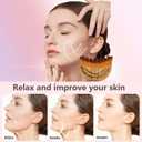 Lymphatic Contour Face Brush(2-PCS),Super Soft Manual Lymphatic Drainage Massager for Sculpting, Relieve Fatigue & Reduce Puffiness, with Portable Case Suitable for Facial Cleansing and Massage