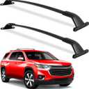 Wonderdriver Roof Rack Cross Bars 220lb Compatible with Chevy Chevrolet Traverse 2018 2019 2020 2021, Heavy Duty Crossbar Luggage Racks Roof Rail Rooftop Luggage Carrier Canoe Kayak Cargo Accessories
