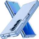 for Samsung Galaxy Z Fold 7 Clear Case,Built-in Front Screen Protector, Anti-Yellowing,Military-Grade Drop-Proof,Ultra-Thin Slim Fit,Durable Clear Phone Case,Compatible with Z Fold7,Clear