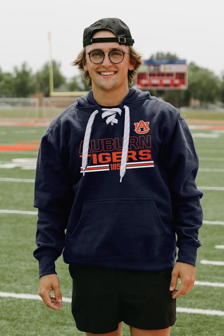 Blue 84 NCAA mens Ncaa Officially Licensed Hockey Hooded Sweatshirt (M)