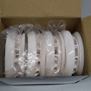 Smoke Detector Carbon Monoxide Detector Combo 10 Year Battery 2 in 1 Smoke Detector, LED Warning Light Indicators, White, 4 Pack