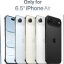 MAGEASY Designed for iPhone Air 6.5" Thin Case - Super Lightweight, 0.7mm Ultra Thin, Compatible with MagSafe, Anti-Fingerprint - Lyte M (Ash)