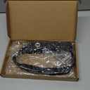 Savadicar 2 Pack Paracord Roll Bar Grab Handles for 2018-2024 Jeep Wrangler JL JLU 4XE & Gladiator JT, Comfortable Cylindrical Weave for Secure Grip, Essential Interior Accessories, Black