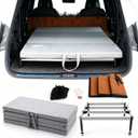SUV Sleeping Foldable Foam Mattress with Adjustable Leveling Bracket Set