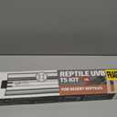 Upgraded T5 UVB Reptile Light, 10.0 UVB 24W German Made Fluorescent Lamp and Fixture Kit, for Desert-Dwelling Reptiles, Bearded Dragon UVB Lamp Bulb