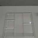 Whitmor 6-Section Drawer Organizer - Set of 1 - Clear