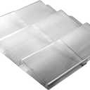 mDesign Expandable Plastic Deluxe Spice Rack, Drawer Organizer for Kitchen Cabinet Drawers, 3 Tier Slanted for Spice Jars, Food Seasoning Bottle Storage, Ligne Collection - Smoke Gray (Pack of 1)