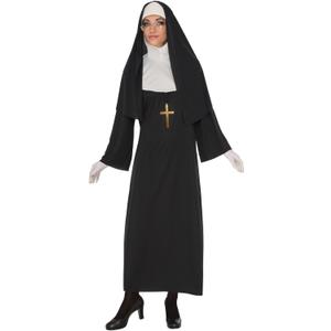 Rubie's Costume 821062-M Co Women's Nun, Black/ White, Medium