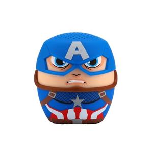 Bitty Boomers Marvel: Captain America - Mini Bluetooth Speaker and WOW! STUFF Collectible Nano Pods Inspired by Marvel - Collect and Connect - Includes 1 Surprise Character