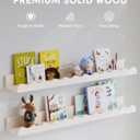 Seocry Nusery Shelves (White, 23 Inches)