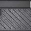 VEVOR Reversible Grill/Griddle, 9.7"x16.7" Pre-Seasoned Cast Iron Griddle, Rectangular Double Burner Griddle Pan, Non-Stick Family Pan Cookware with Handles, Flat Top Plate for BBQ, Gas Grill, Black