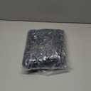 HFCNMY Ottoman Cover Square,Stretch Knitted Jacquard Ottoman Cover Thick Ottoman Slipcover Square Washable Storage Foot Stool Cover with Elastic Bottom Black X-Large