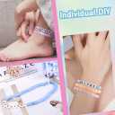 Adnsxzyj Bracelet Making Kit - 3860 Pcs Clay Beads for Friendship Bracelet Kit - DIY Jewelry Making Set with 26 Types Letter Beads,for Anklets,Bracelets, NecklacesEarrings