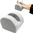 YZRYXHWL Knee Surgery Pillow Knee Surgery Recovery Equipment After Surgery Wedge Elevated Leg Pillow Elevation Foam Wedge Ankle Support Pillow for Legs Circulation(Grey), One Size
