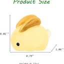 10 x 14 PCS Easter Mini Rabbits Bulk Resin Bunny Figurines for Miniature Landscape Garden Aquarium Potted Accessories Home Prank Game Dollhouse Decor